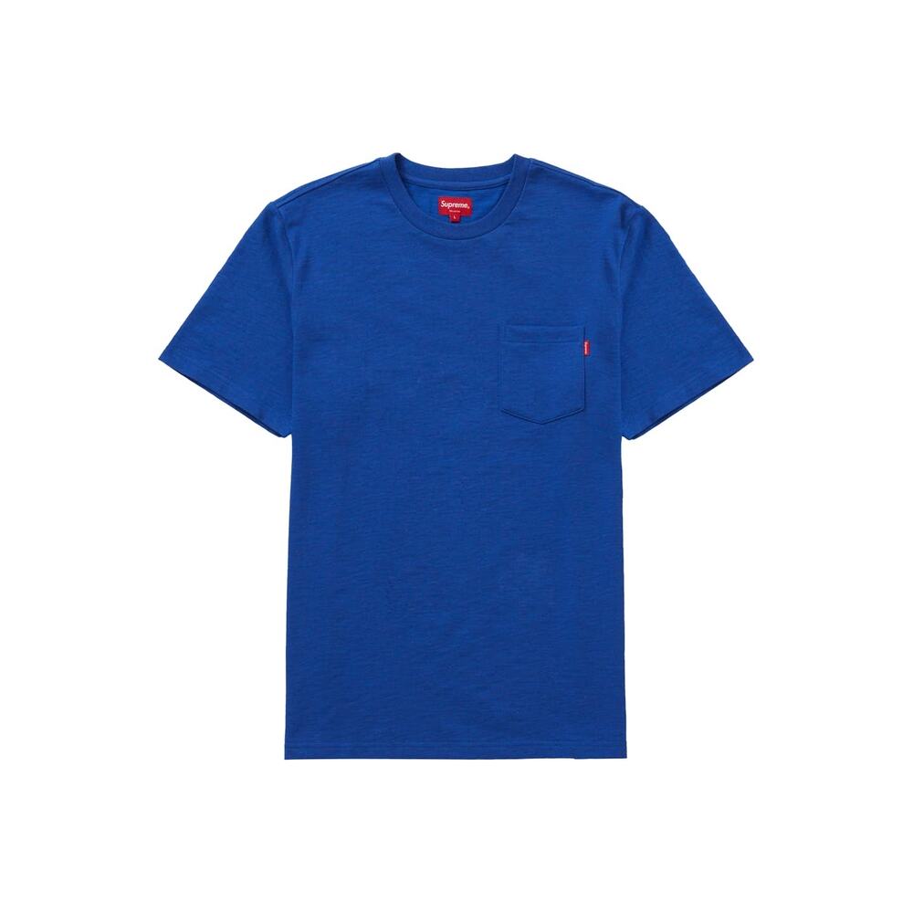Supreme Royal Blue Pocket Tee T Shirt Size Large New!